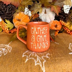 Fall - Thanksgiving  “Gather & Give Thanks” Mug